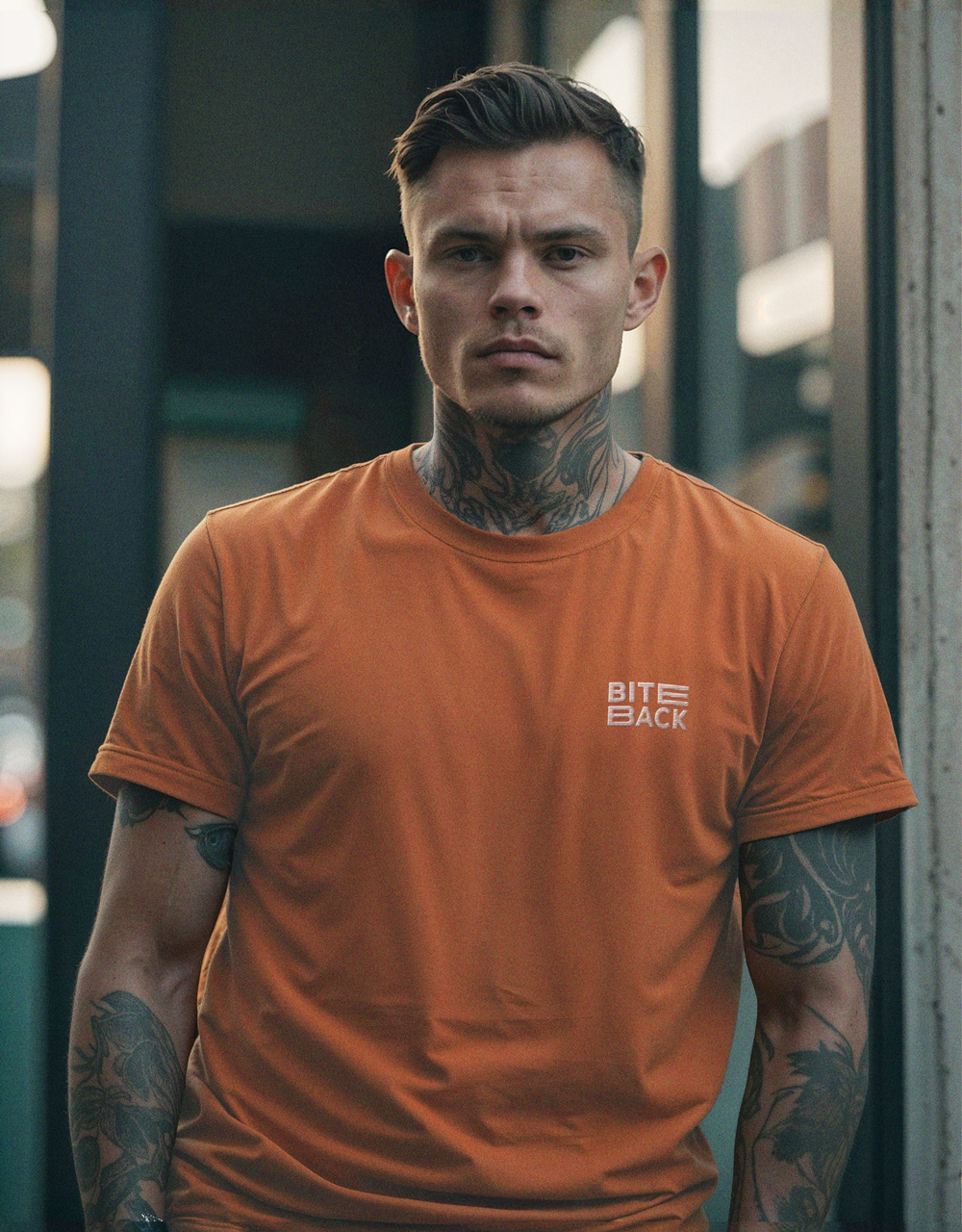 Bite Back Embroidered T-Shirt