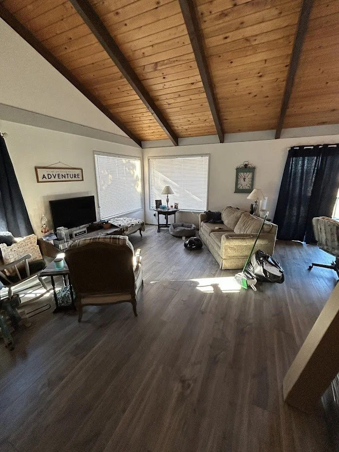 LVP flooring installed through upstairs of home in Lincoln City OR