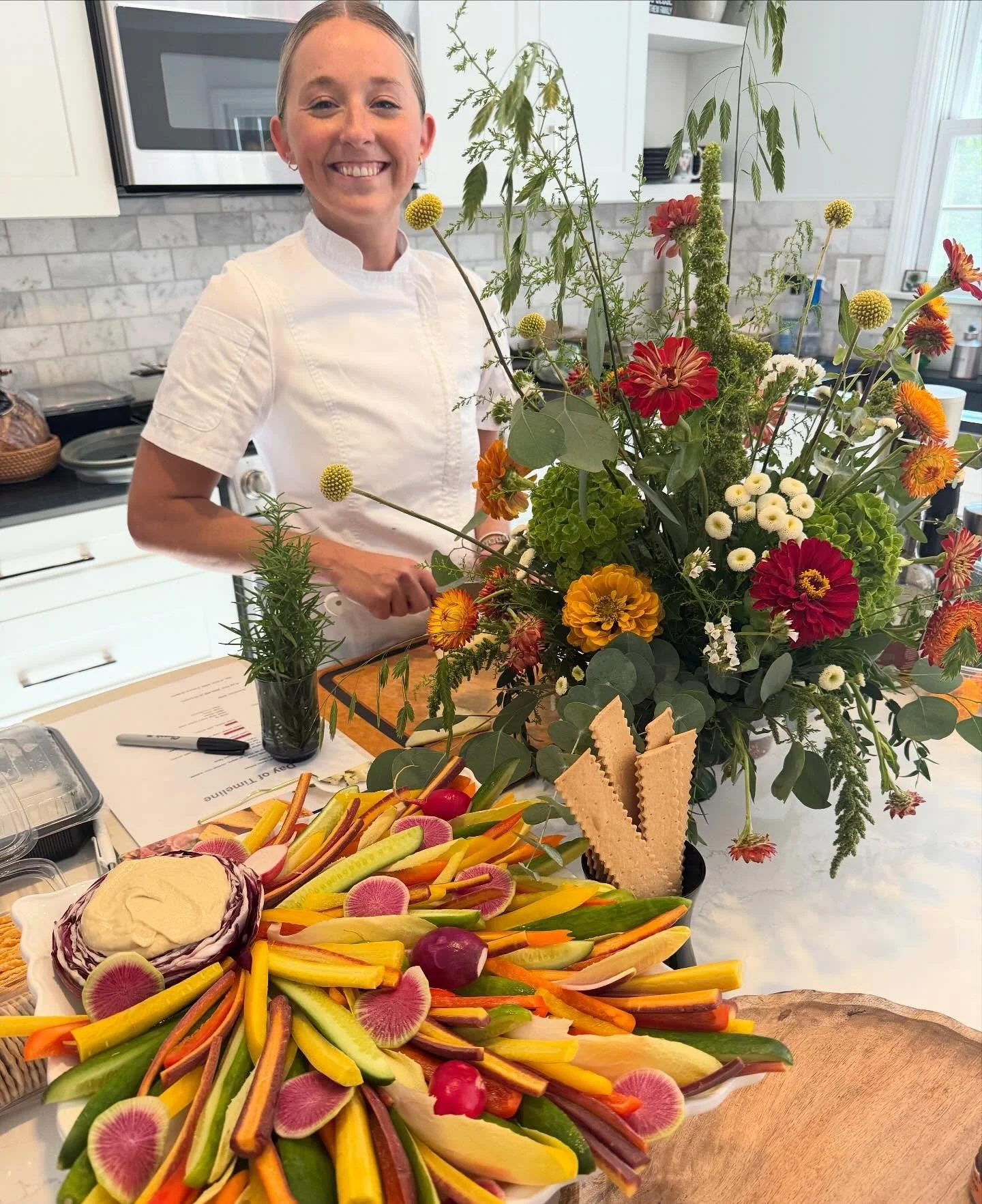 One thing is for sure, being a personal chef is a constant mix of creativity&hellip;

&hellip;from the first crudit&eacute; to the final bite, every dish matters

🍂 FALL private event dates are FULL!
Planning a holiday celebration? Reach out now to 