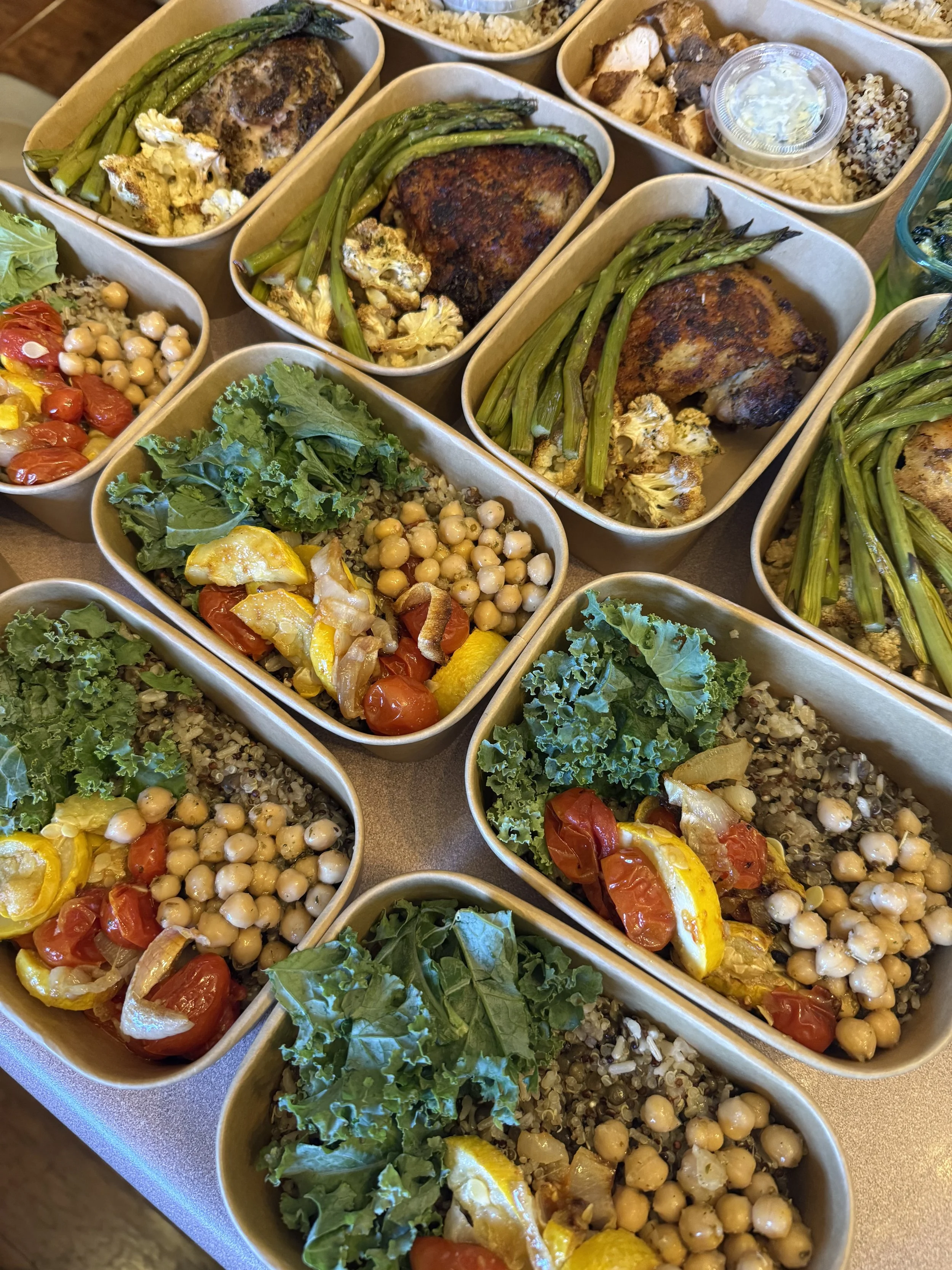 Individually Portioned Meal Prep