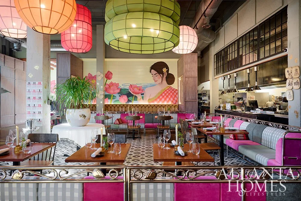 Atlanta Homes &amp; Lifestyles Spotlights Pink Lotus Thai in West Midtown