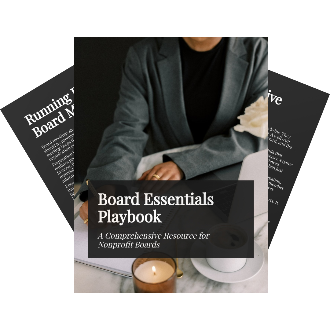 The Board Essentials Playbook & Template Bundle