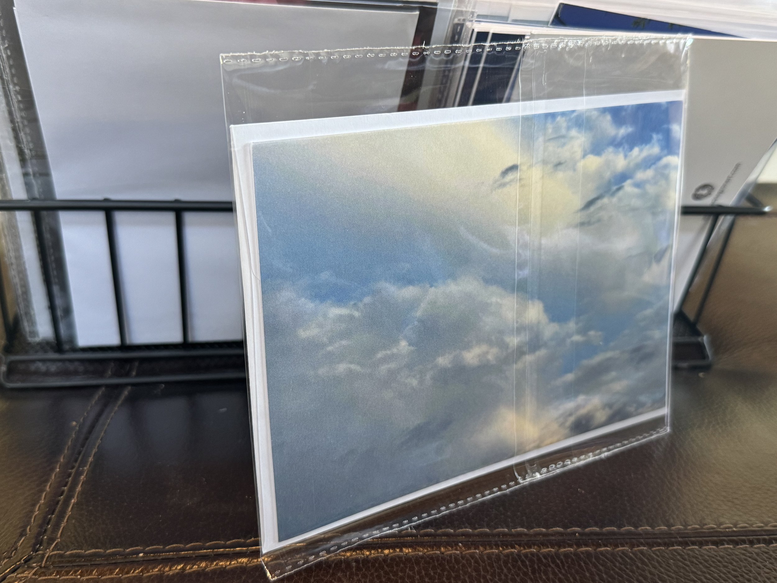 White Clouds 5x7 Postcard