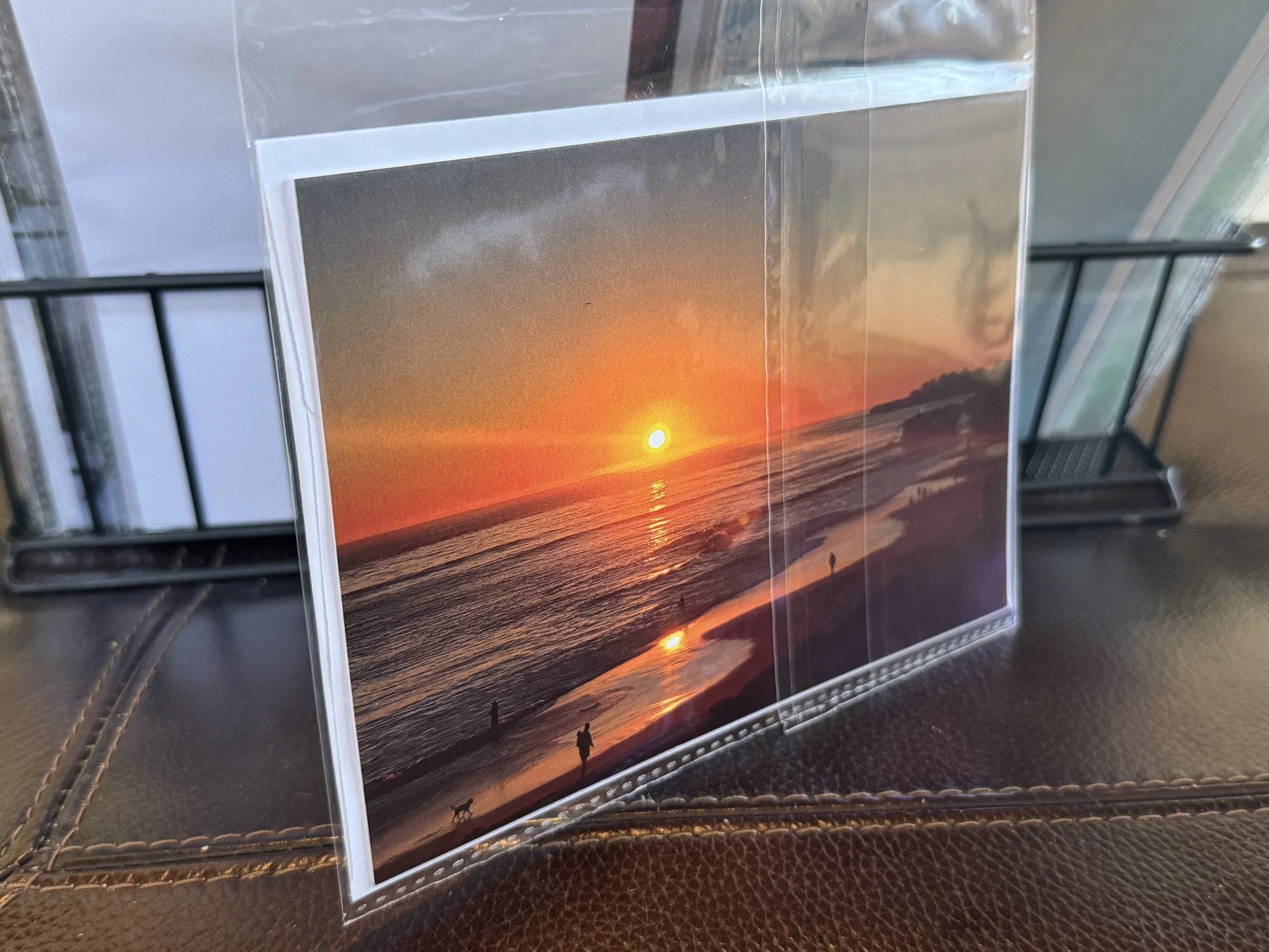 Santa Cruz Sunset 5x7 Postcard