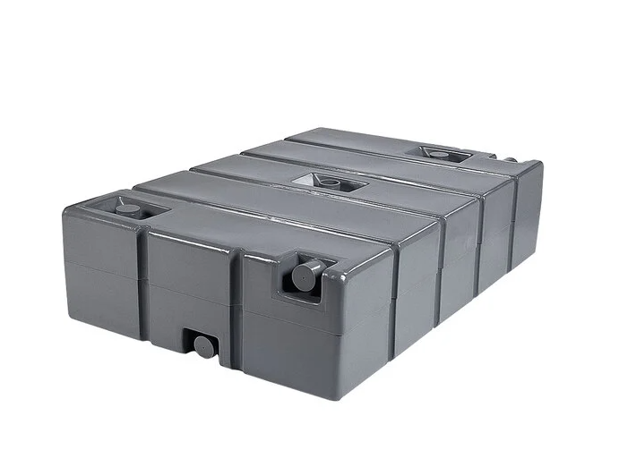 Waste holding and Water tank used for office trailers, restroom trailers, and RV sanitation—available from Neptune Purity Stations for clean and efficient waste management across the DMV area.