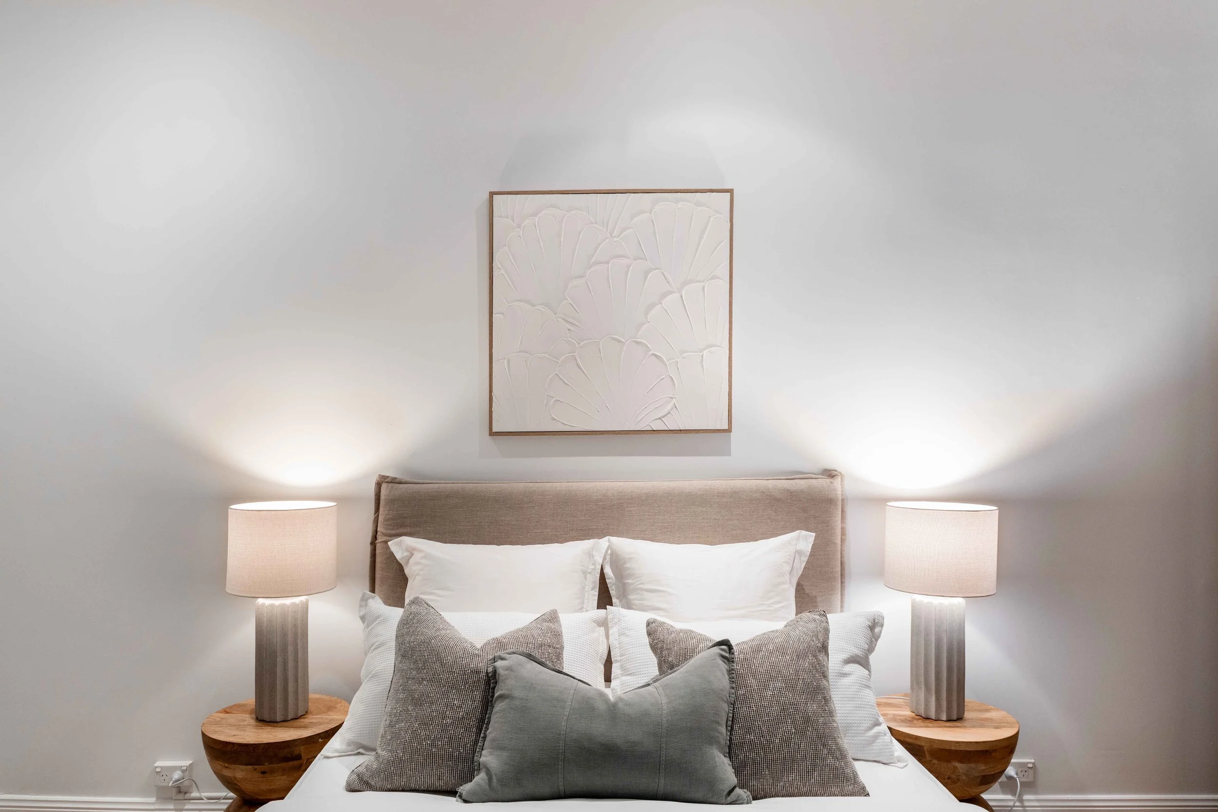 Neutral Bay House Bedroom Lightwell Design