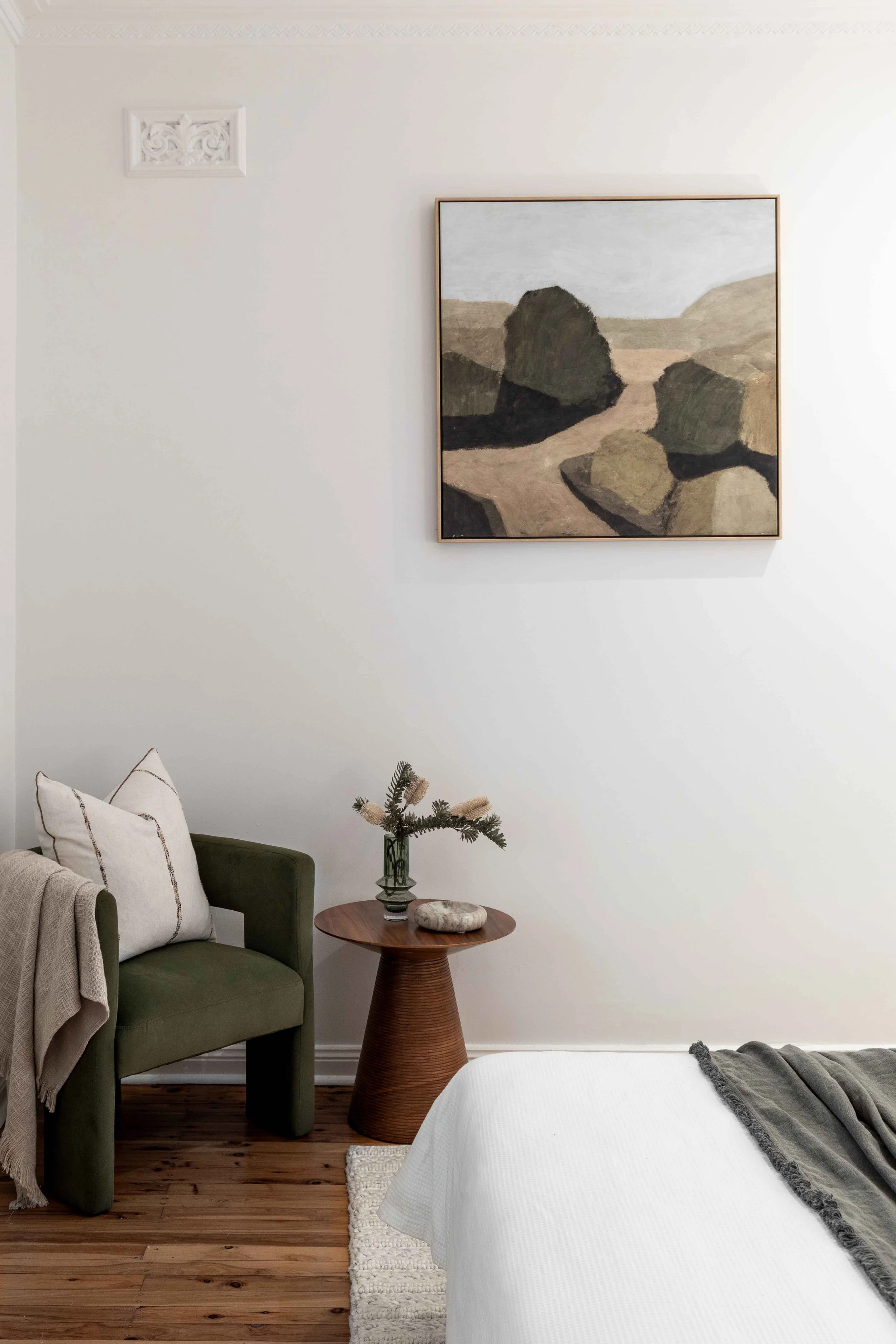 Neutral Bay House Bedroom Lightwell Design