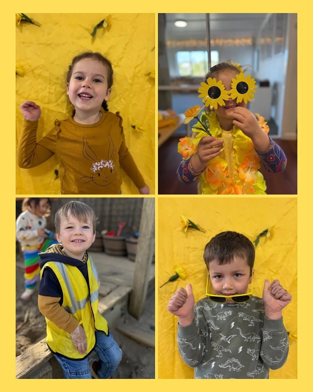 Daffodil Day celebrations are underway here at MBCC with our dress up Photo Booth, yellow playdough and face painting! Look at all these sunshiny Daffodil Day faces! 💚🌼💚🌼💚