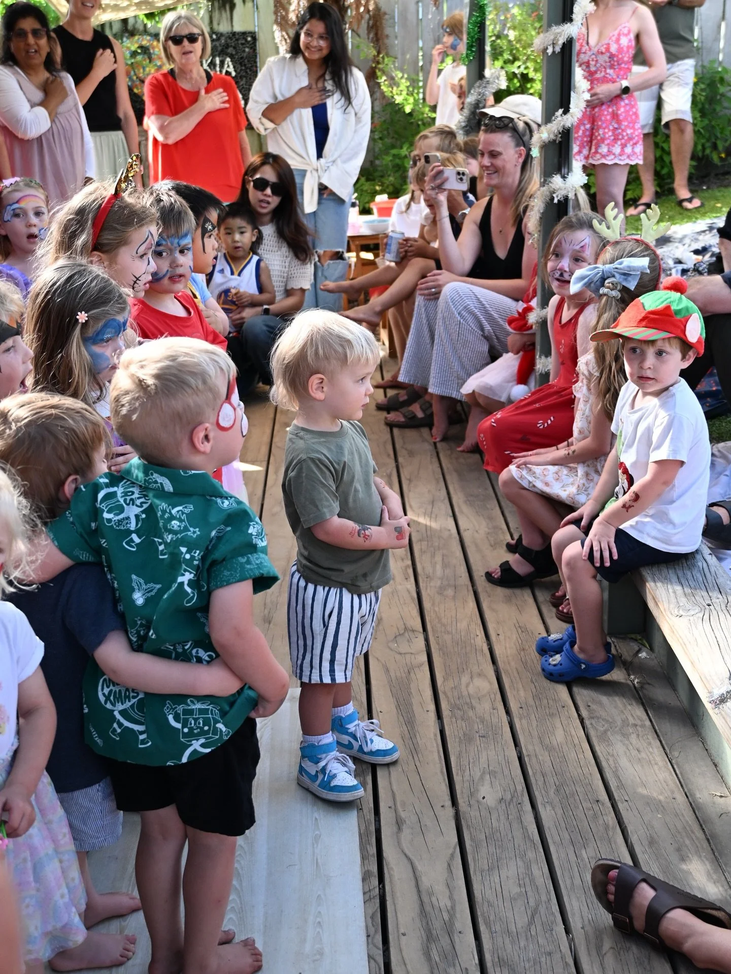 A few little snaps from our Annual MBCC Christmas Party last night. So much fun and excitement with Santa&rsquo;s Kiwiana Bach Grotto, games, reindeer food, yummy kai and beautiful face painting! Thank you all so much for coming, we loved seeing you 