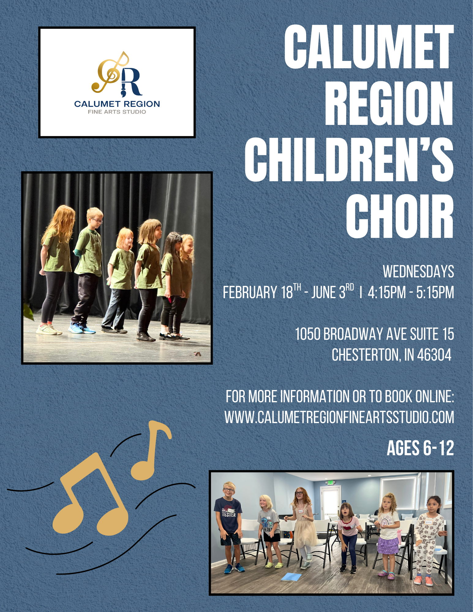 Spring 2026 Calumet Region Children's Choir