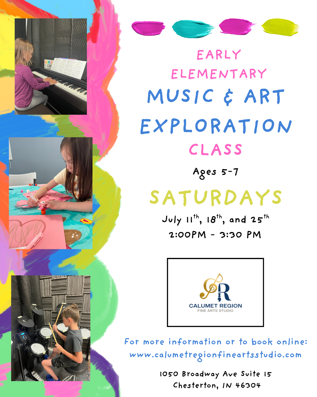 Early Elementary Music & Art Exploration Class - Summer 2026
