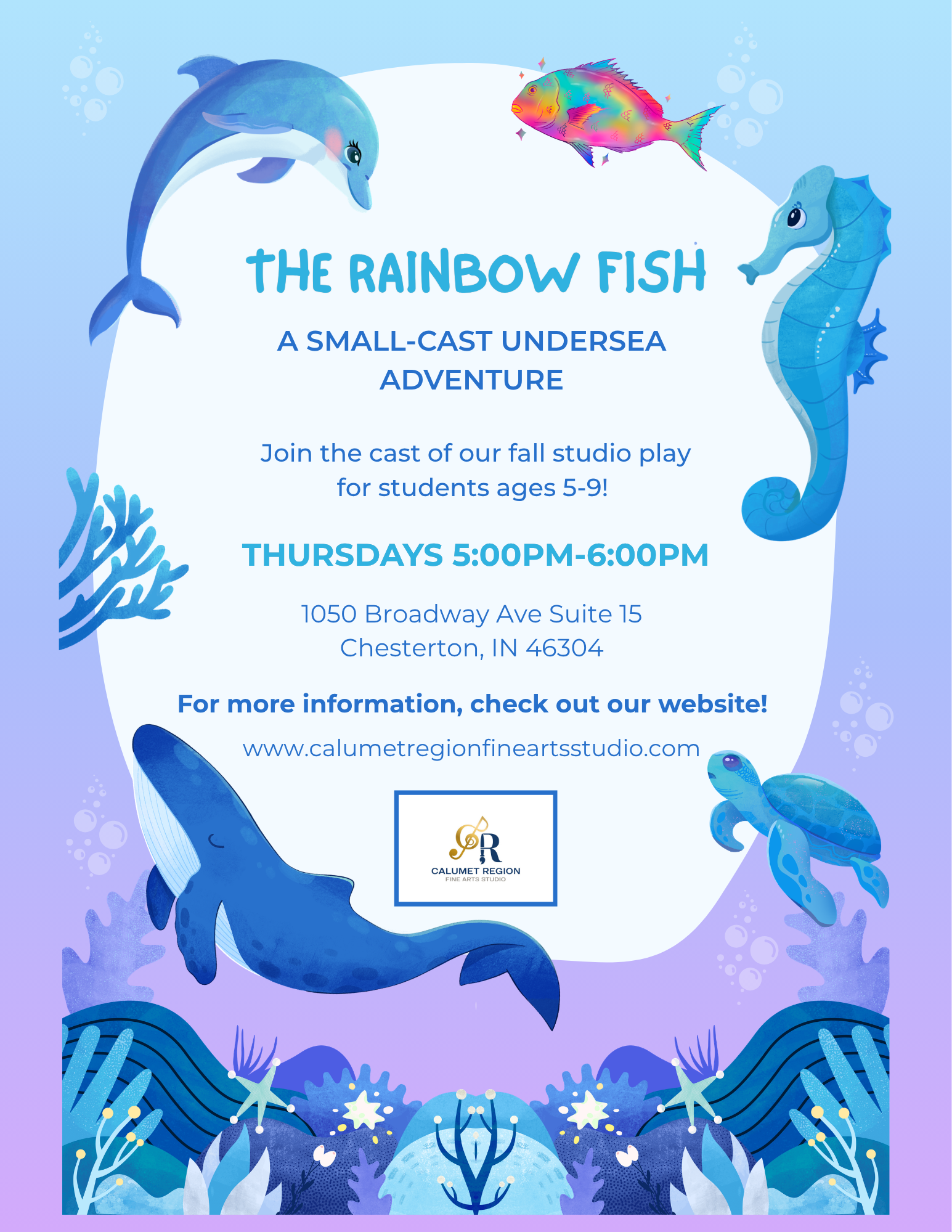 The Rainbow Fish - Fall 2026 Play - Ages 5-9