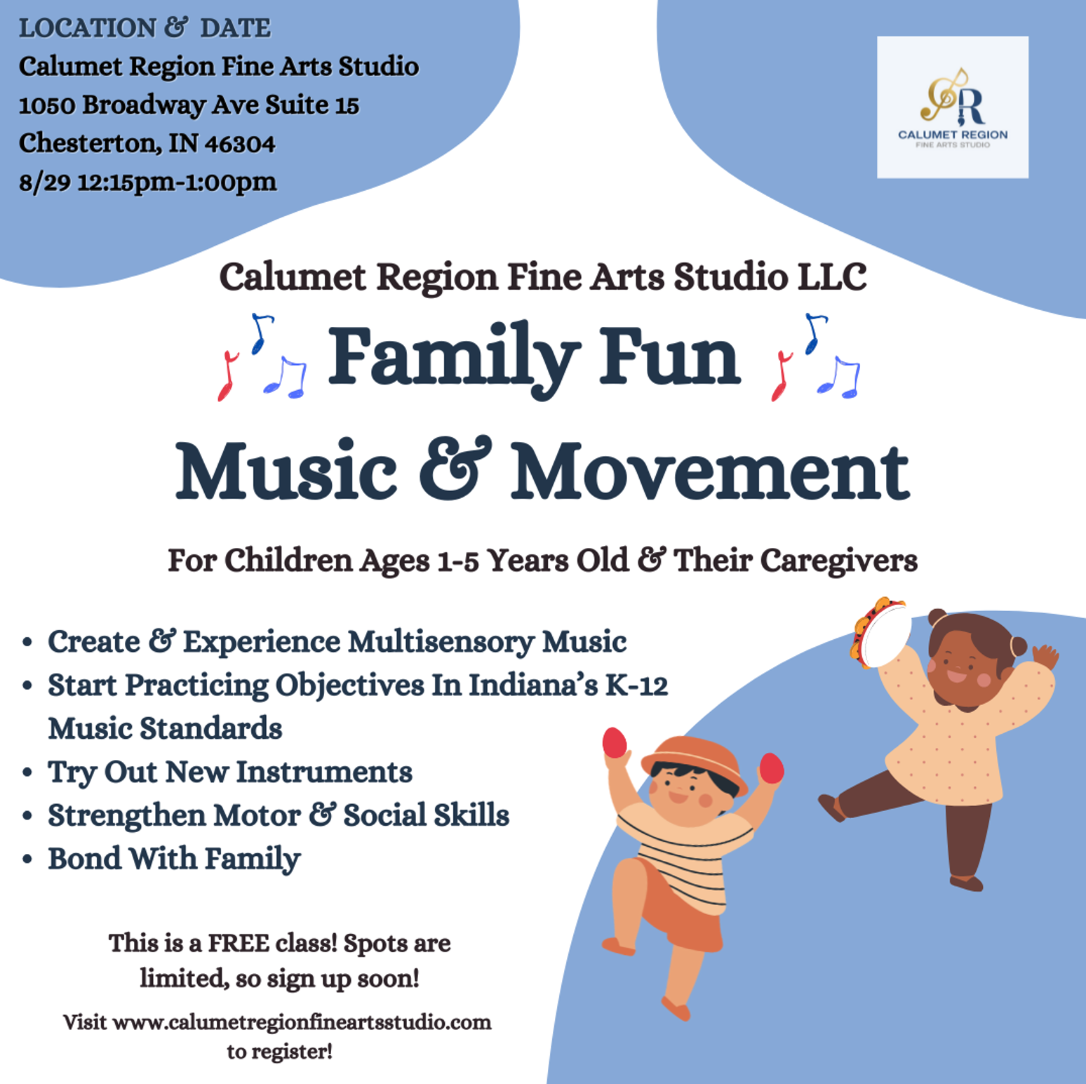 FREE August Family Fun Music Class