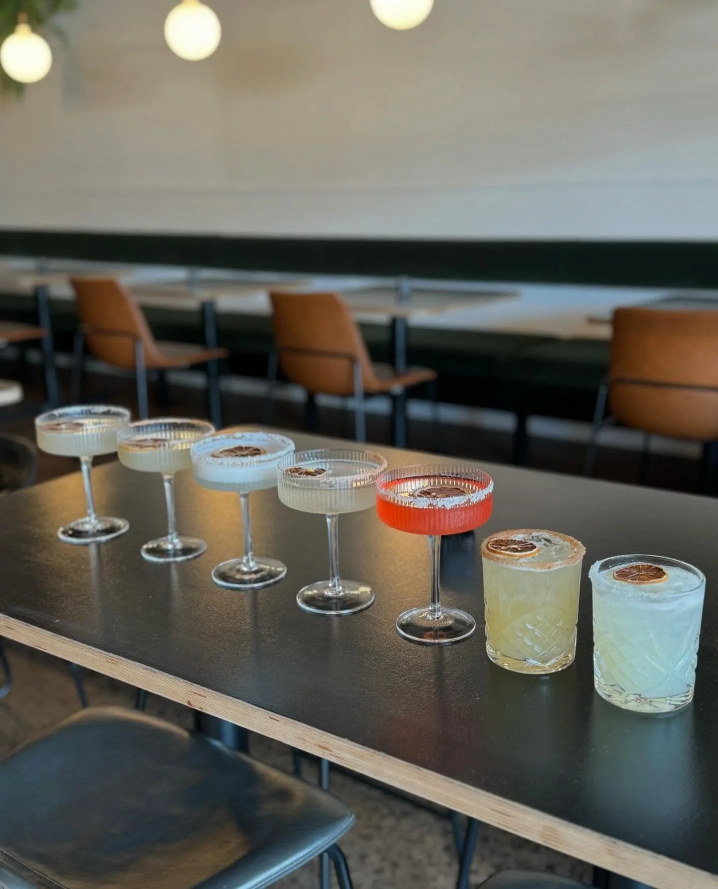We love Margaritas. In celebration of International Margarita Day this Saturday we wanted to introduce our line up.

(L-R) Classic Margarita, Chilli Margarita, Coconut Margarita, Coconut Chilli Margarita, Watermelon Margarita, Fireball Margarita, Fej