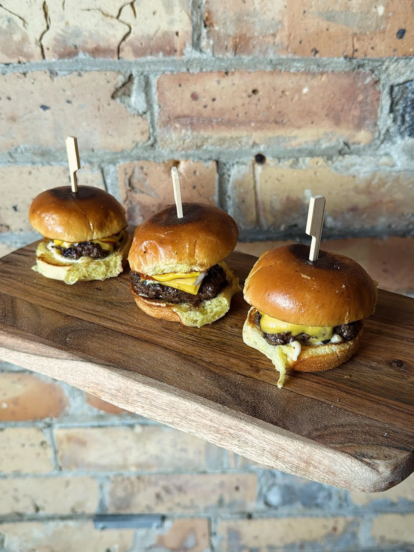 Our popular Cheeseburger now comes as sliders. Perfect for sharing&hellip; or not.