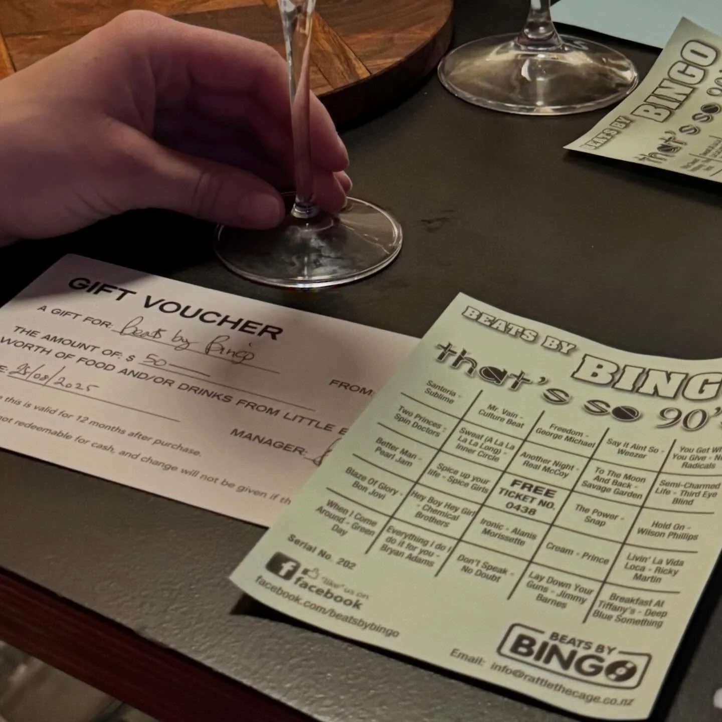 March Beats By Bingo

Join us on Wednesday 25th of March for an easy, fun midweek night out, hosted by DJ Andy Juice.

Beats By Bingo is bingo with a music twist. Instead of calling out numbers, the DJ plays popular songs. If you have the song on you