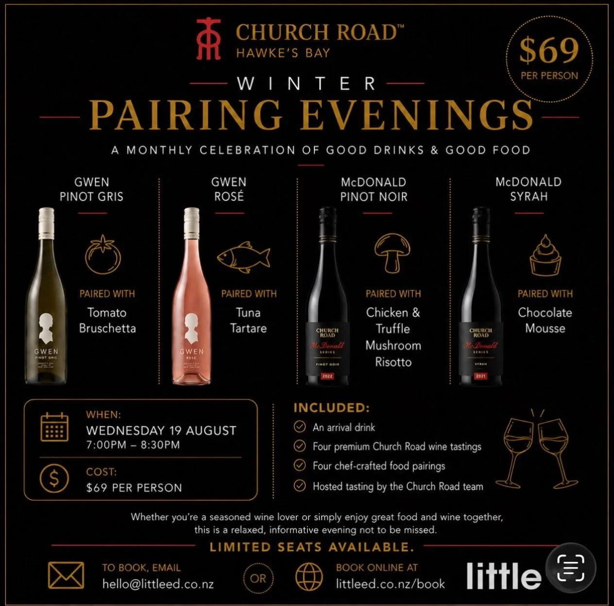Church Road Winter Pairing Evening 
