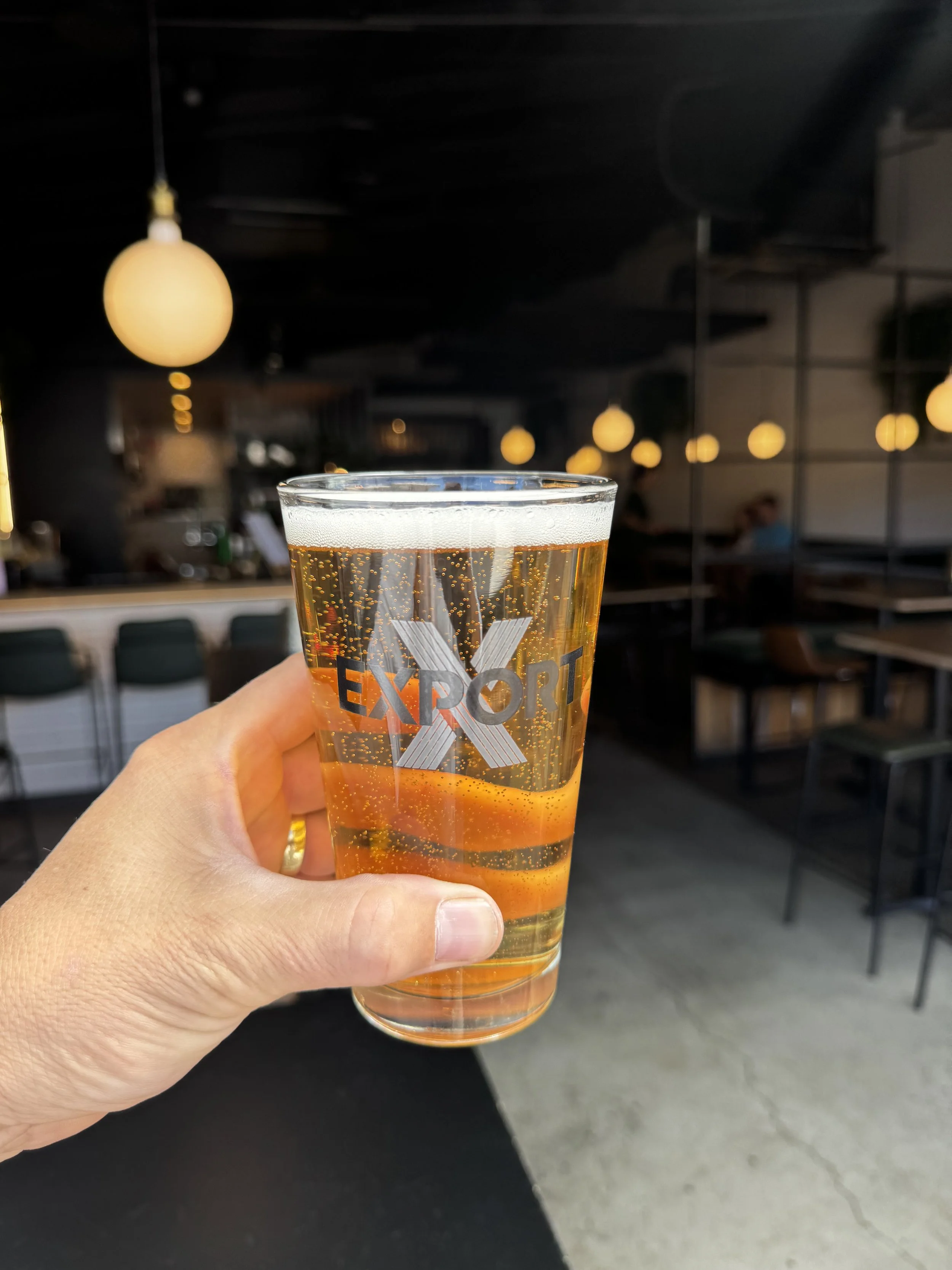 Glass of Export Ultra