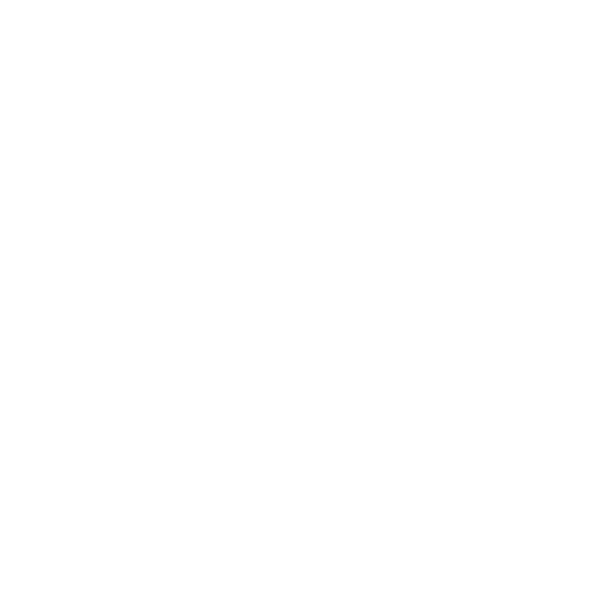 Minimalist black and white abstract design of a face with a white ellipse for a head and a curved white shape for a mouth.