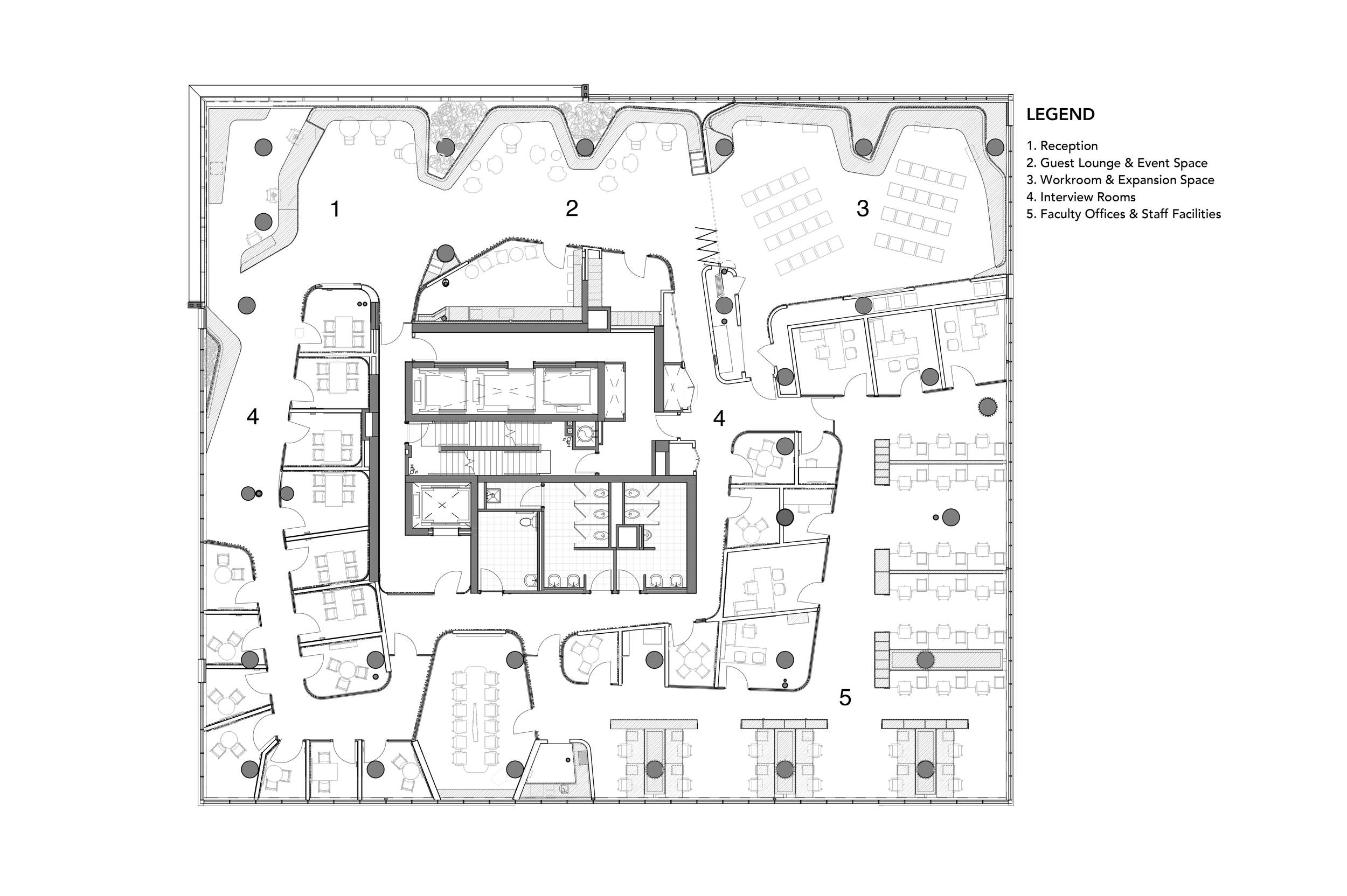 University of Toronto_ELC_Reception Floor_with Legend.png
