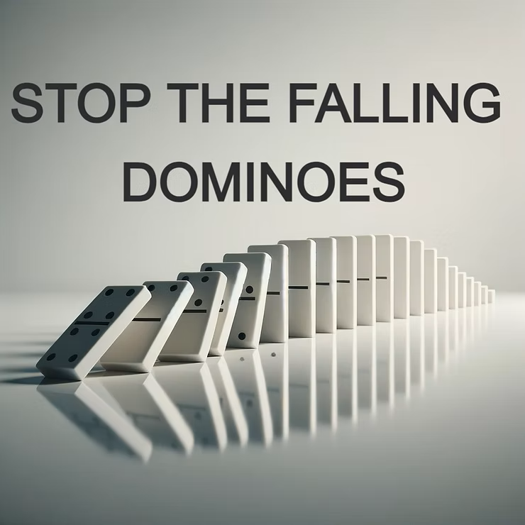 Stop the Falling Dominoes
