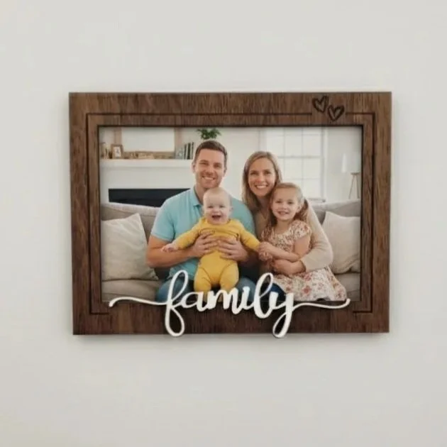 bundle of 3 fridge magnetic picture frame