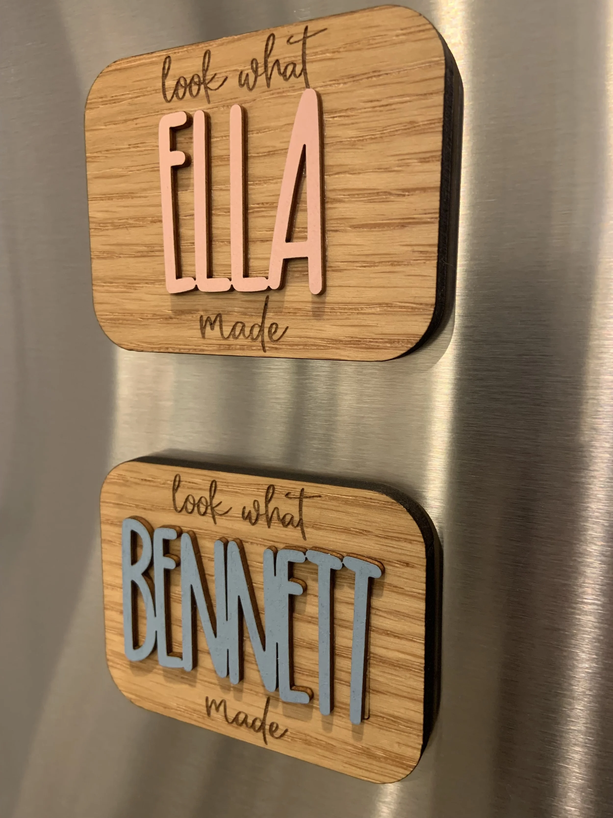 4 Personalized Children's Magnets