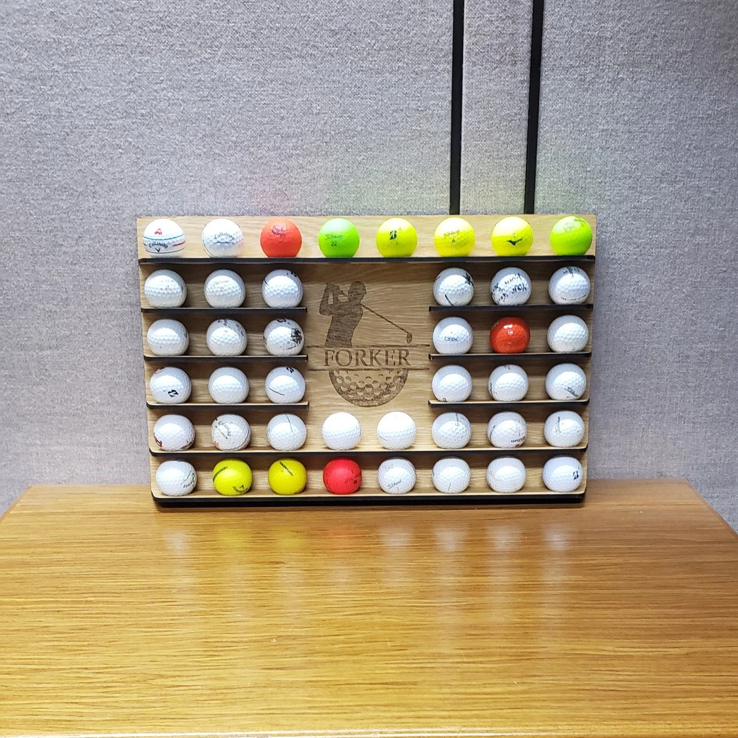 Personalized Golf Ball Display