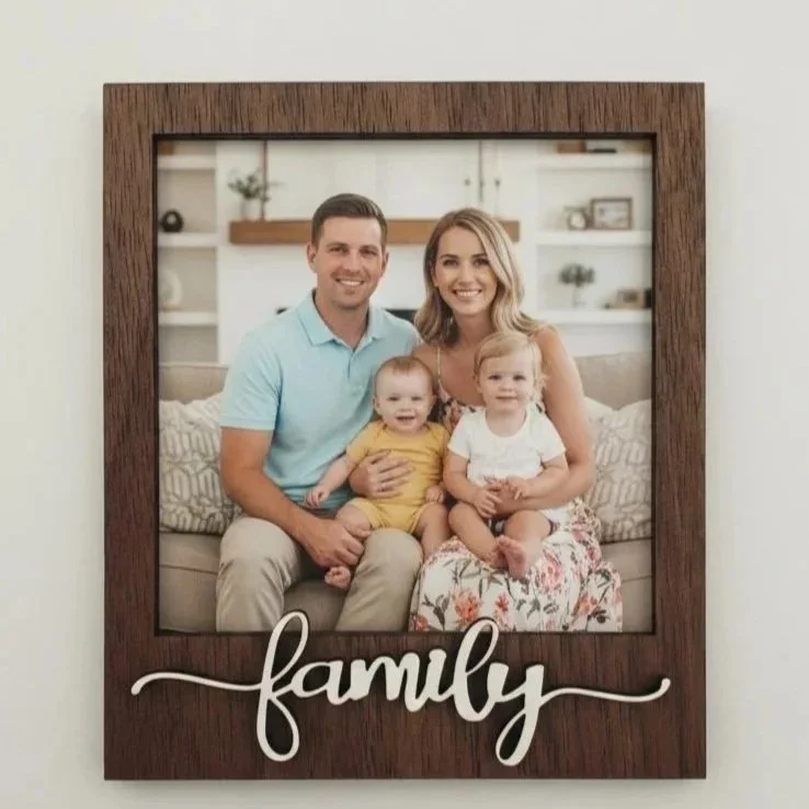bundle of 3 fridge magnetic picture frame