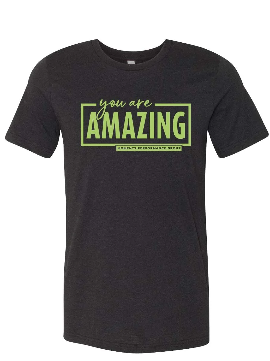 YouAreAmazing T-shirt - LimeonBlackHeather.jpg