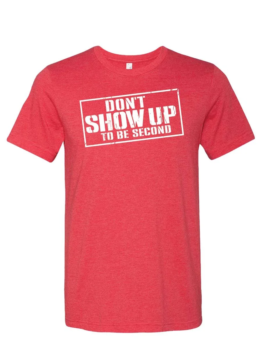Dont Show Up - WhiteonREDHeather.jpg