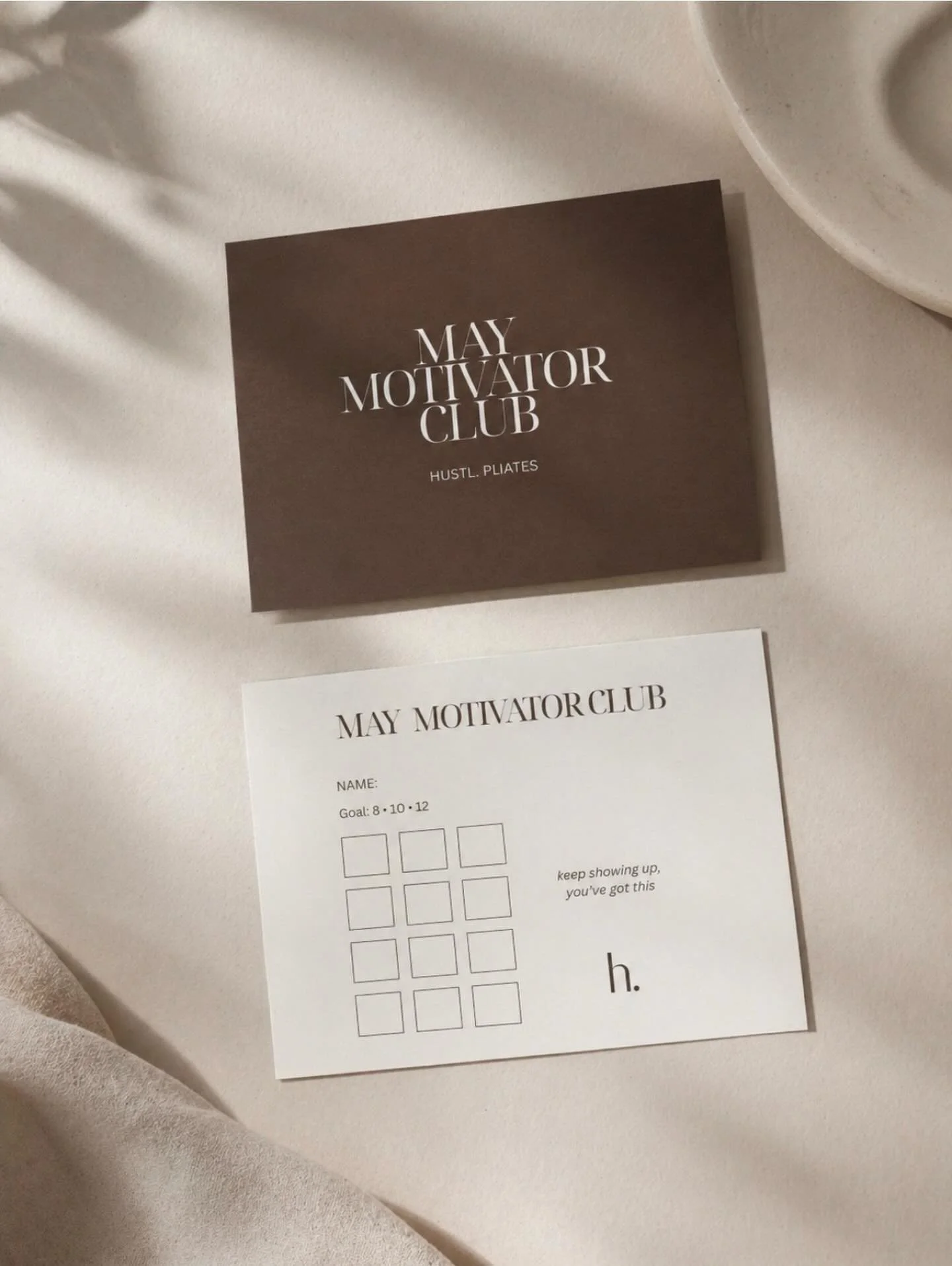 Not long now, crew 💪🏾

We&rsquo;re so excited to have so many of you jumping into our May Motivator Challenge. Your tracker cards are ready to go and will be waiting for you in the studio.. just tick off each session as you go and watch those small
