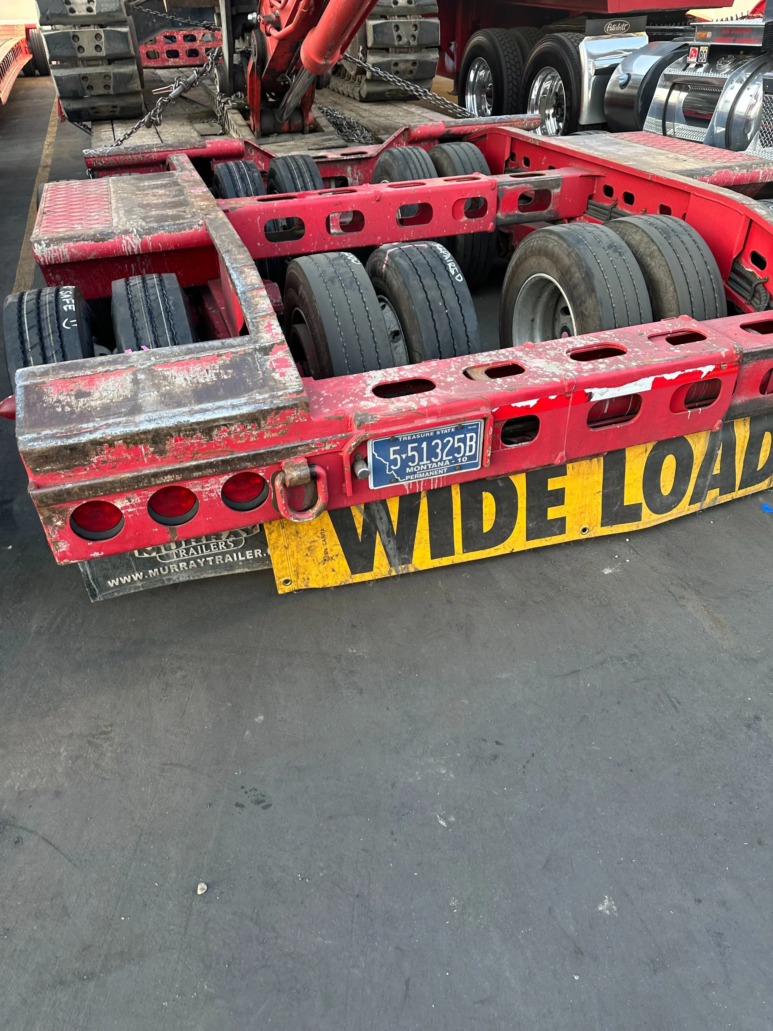 lowboy trailer murray heavyhaul heavy transport