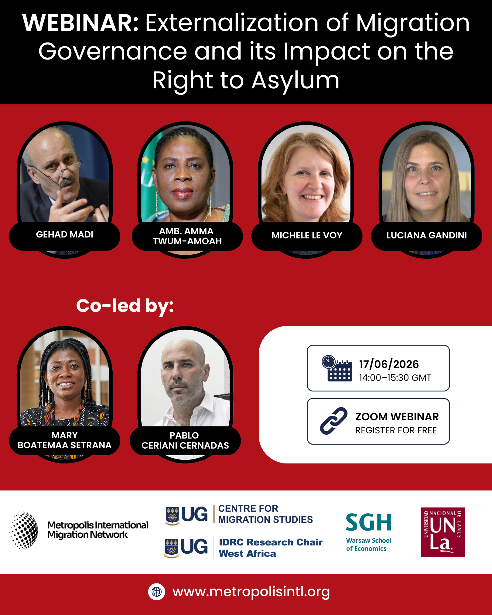 Watch the Webinar: "Externalization of Migration Governance and its Impact on the Right to Asylum"
