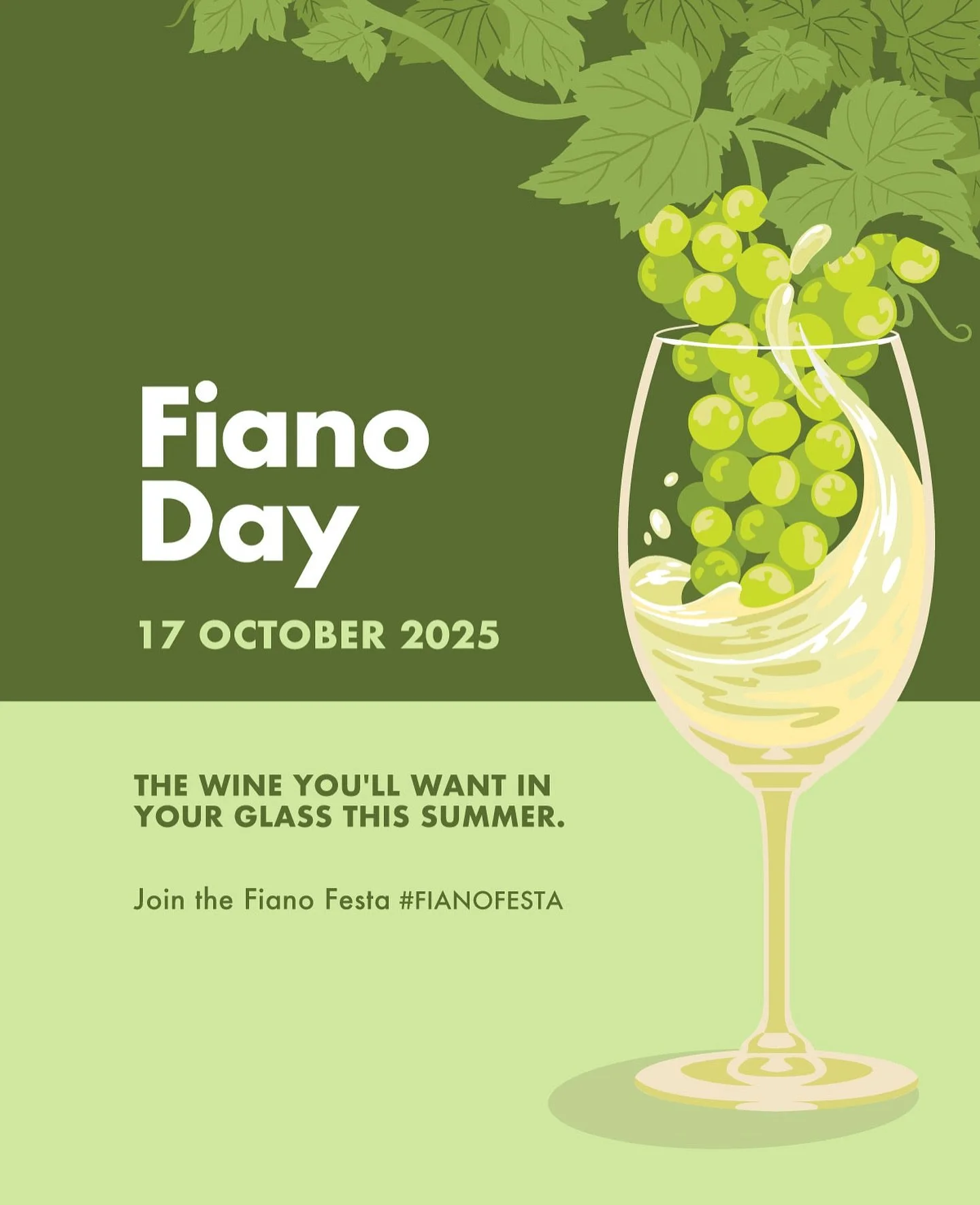 💚FRIDAY WINE TASTING @ PH&amp;C 💚

Join us in the cellars 5-7pm as we get in on the inaugural FIANO DAY! The ultimate excuse to pour on of our favourite summer whites.

Not familiar with this Sputhern Italian variety? Think notes of honeydew, pear,