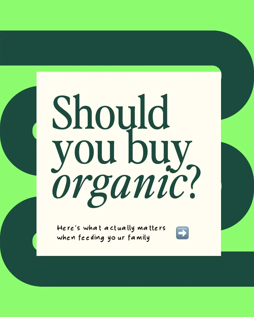 Wondering if you really need to buy organic for your family? Here&rsquo;s the truth: it&rsquo;s not all or nothing!

The @environmentalworkinggroup (EWG) release a shopper&rsquo;s guide each year on the most and least contaminated fruits &amp; veggie