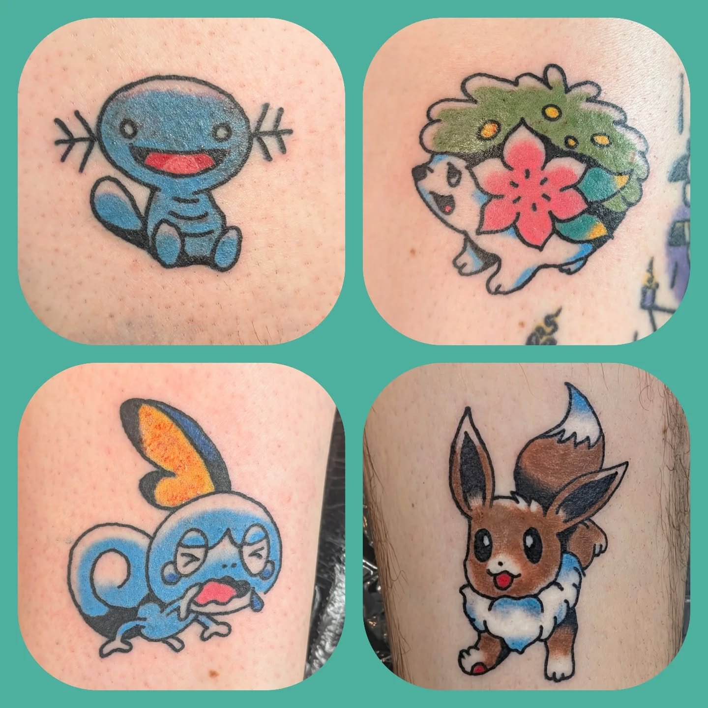 Pokemon day was a hit!  It was awesome getting to tattoo everyone's favorite Pokemon!! Thank you to everyone who came out to support us and collect em all 🥰
.
.
#traditionaltattoo #tattoodesign #tattoo #pokemon #traditionalflash