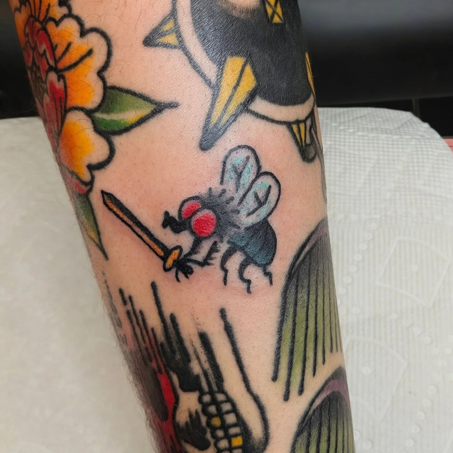 Gap filled ✅ 
.
.
#traditionaltattoo #tattoodesign #tattoo #trad #traditionalflash