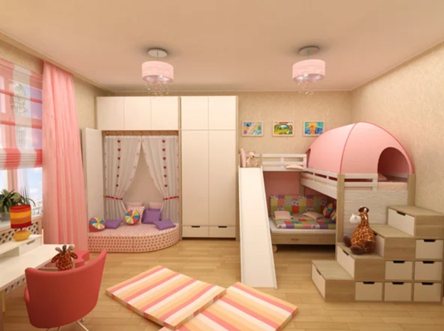 child’s view of a cozy safe and comfortable home