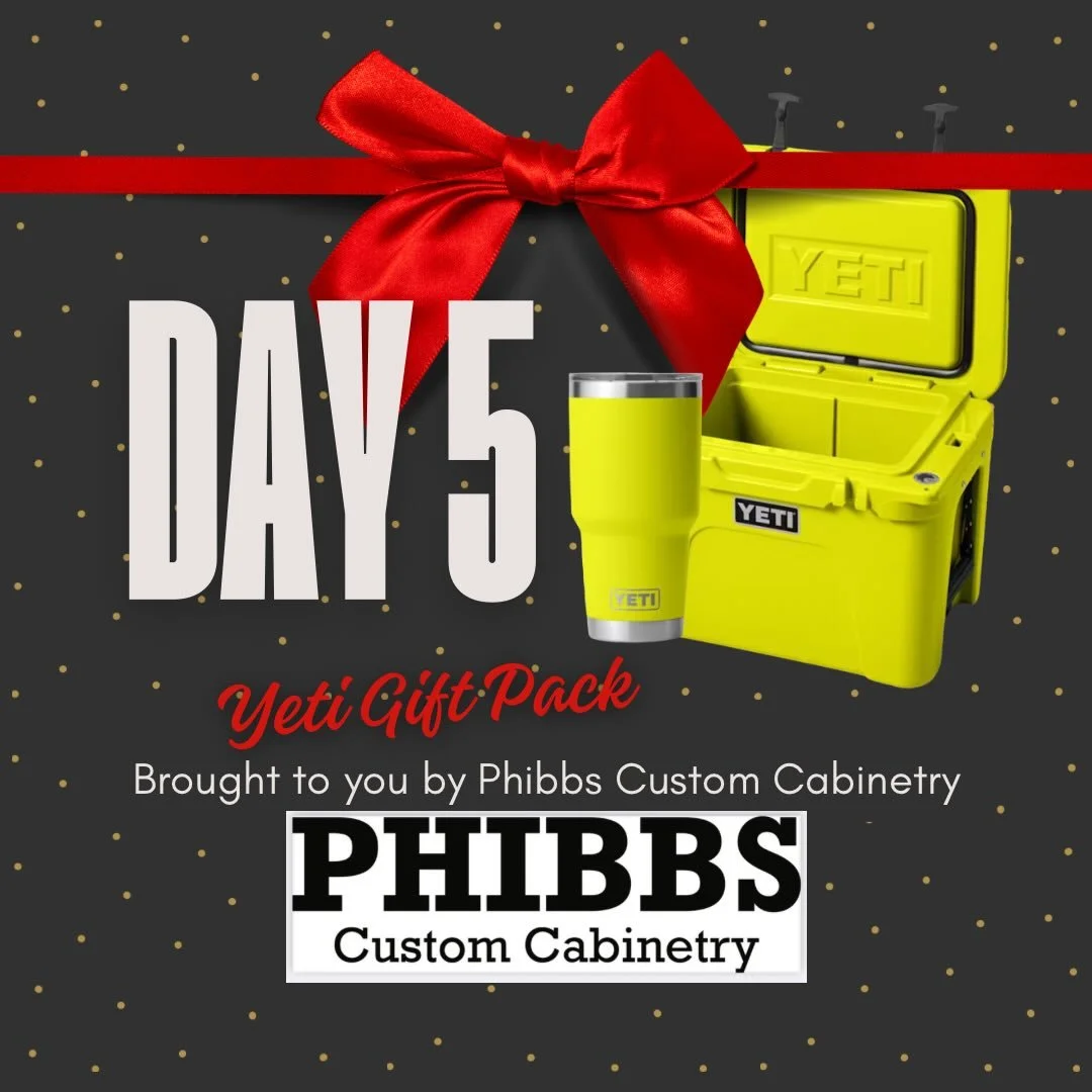 Giveaway day 5

Welcome to Day 5 of our Christmas Giveaway brought to you by 
Phibbs Custom Cabinetry! 

Phibbs Custom Cabinetry is a family-owned and operated cabinetry shop located in Haldimand County.  We produce small batch cabinetry- that is uni