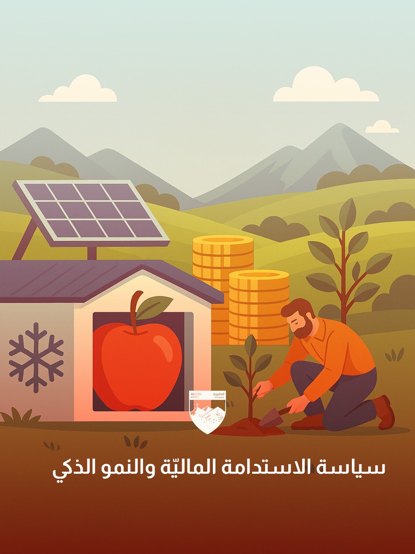 5.	🌱💰🏡 سياسة الاستدامة الماليّة والنمو الذكي
الاستدامة ليست بيئيّة فقط، بل ماليّة أيضًا. تسعى نهضة العاقورة لبناء بلديّة مستقلّة ماليًا، تستثمر بذكاء في الطاقة والزراعة والبنية التحتيّة، وتُدير المال العام بشفافيّة وعوائد طويلة الأمد 🔄💡.

5.1 🍏