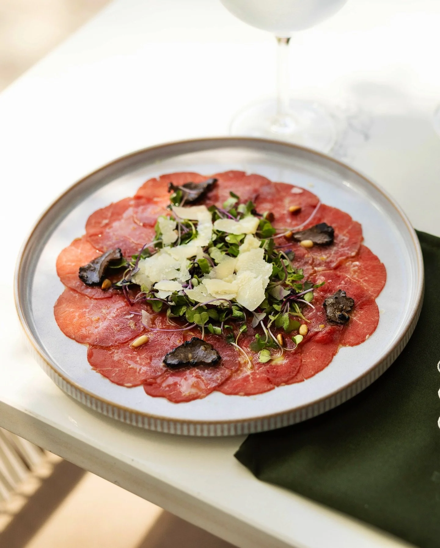 Carpaccio di Manzo al Tartufo