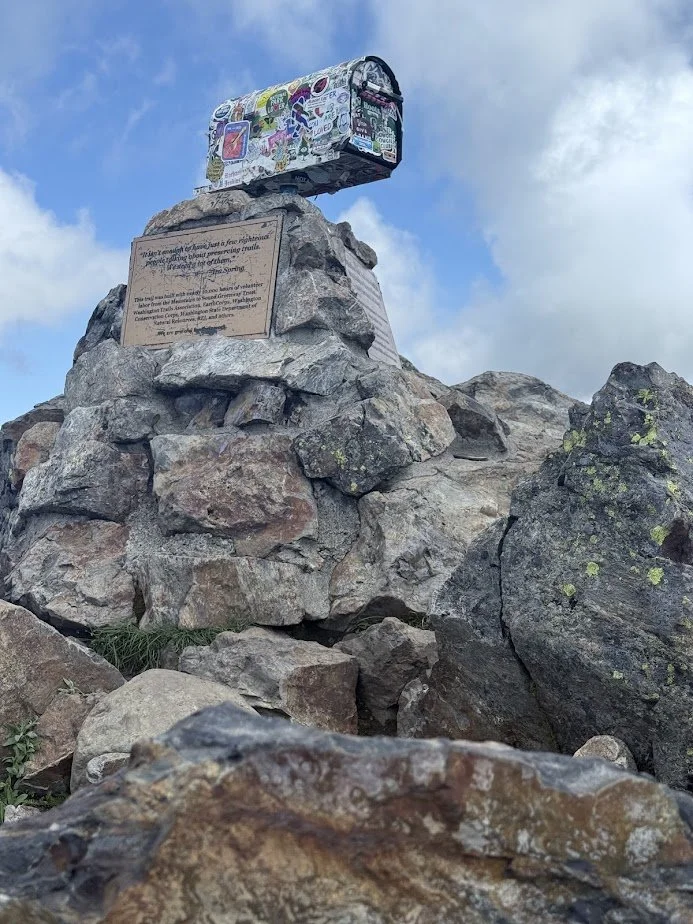 Summiting Mailbox Peak