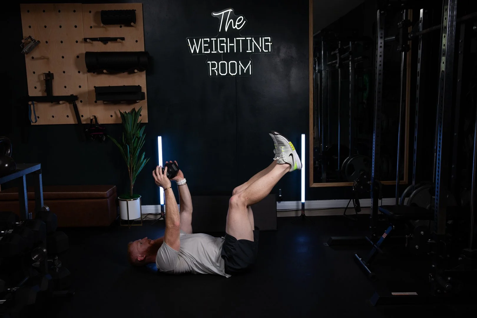 Dead Bug Weighted Arm and Leg Extension