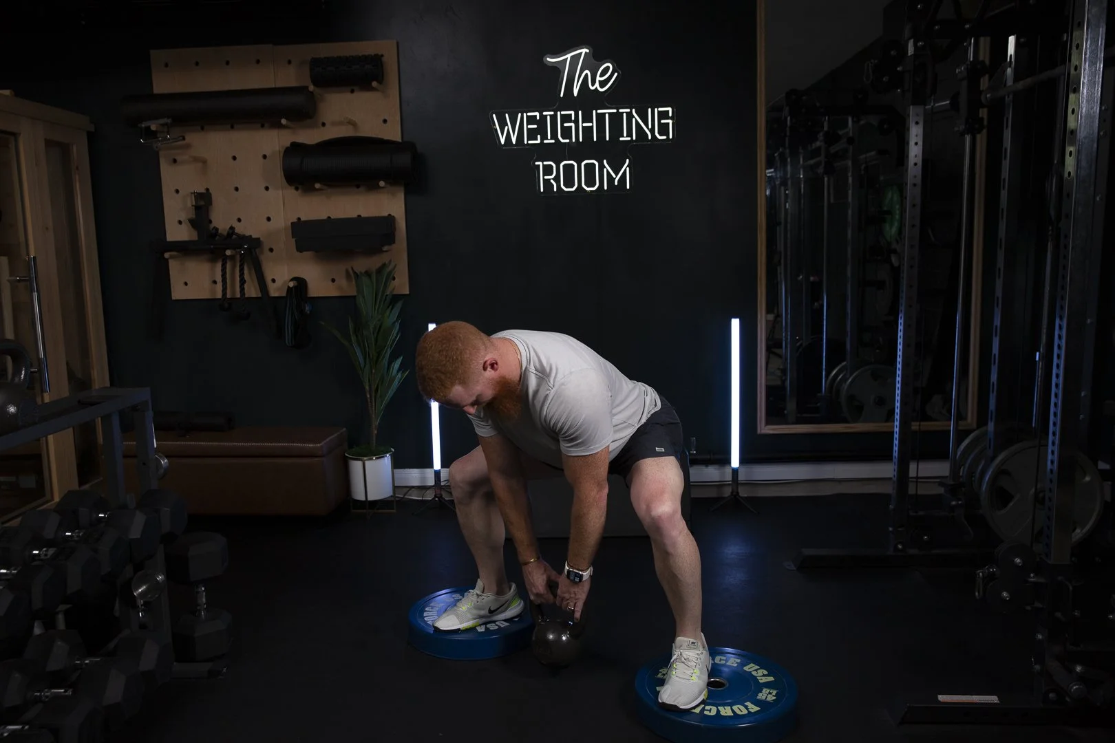 Sumo Kettlebell Deficit Squat Pulses
