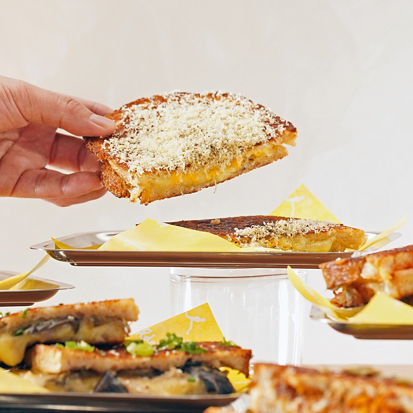 Yes, we did put more cheese on top.
No, we have no regrets.

Come for breakfast, lunch and everything in between. 

#cheesetoastie #cheesetoast #melbournecafes #melbourneeats