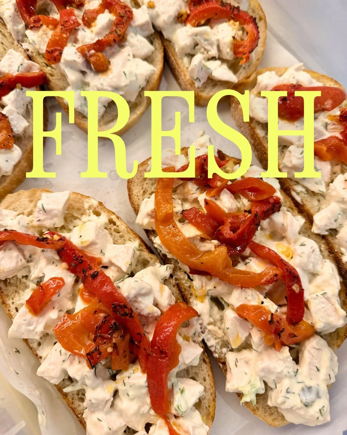 Fresh does the heavy lifting here.

Herbs chopped, not sprinkled.
Peppers charred, not sad.
Creamy mix made today, not yesterday.
Sourdough doing its crunchy thing.

Simple ingredients. Done properly.

This is what lunch should taste like.

#melbourn