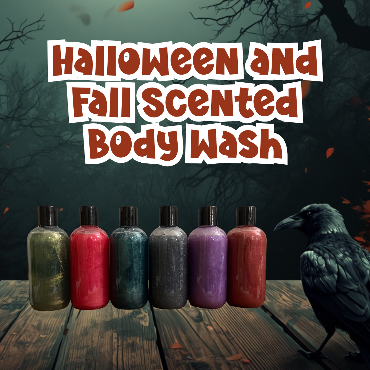 Halloween Scented Body Wash | Fall Scents Gothic Shower Gel