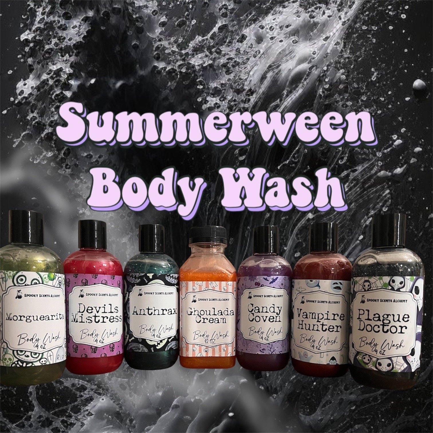 Summerween Body Wash | Gothic Shower Gel