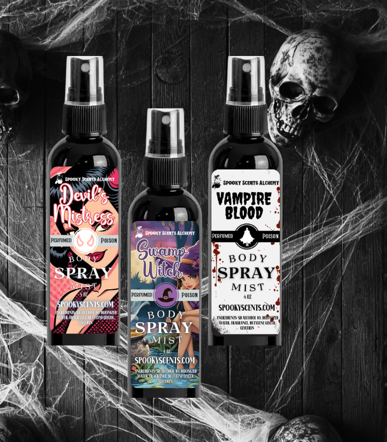 Fruity and Beachy Gothic Moisturizing Body Mist Spray